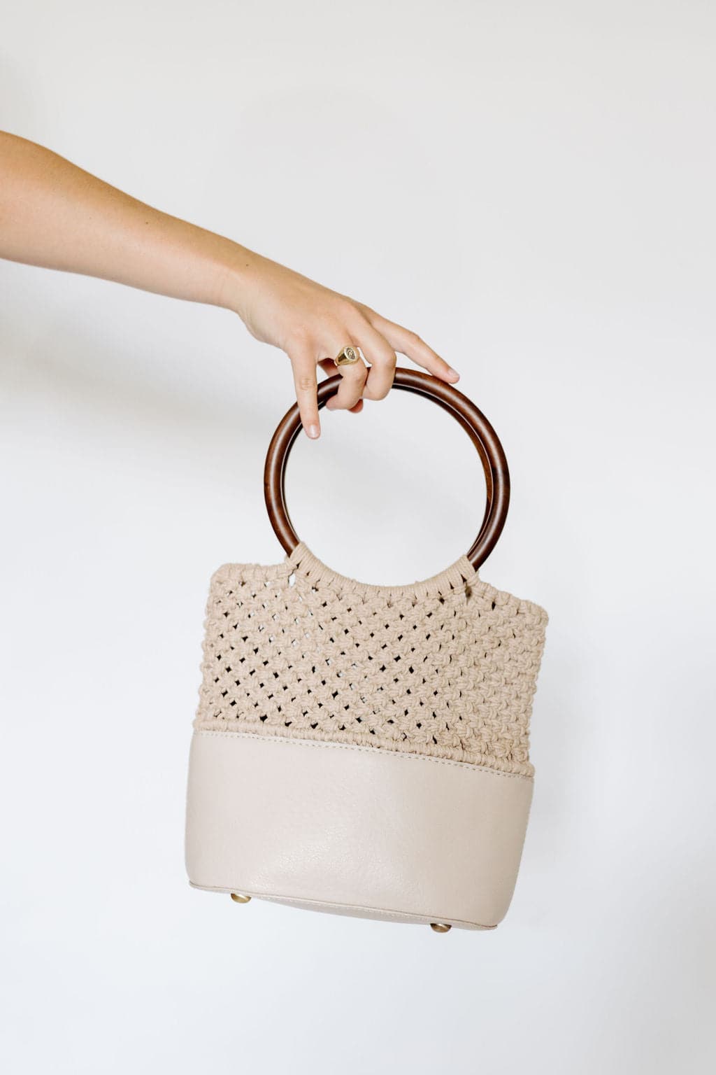 Amelia: Crochet Leather Bag